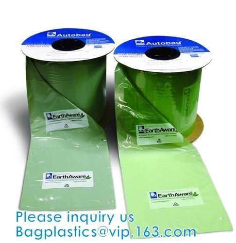 Cheap custom design degradable clear self adhesive seal plastic auto bag,Bag sealing pre-opened poly bags on a roll,transparen for sale