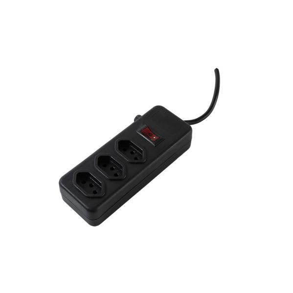Cheap certified 3 outlet extension multiple plug socket, Brazil power board for sale
