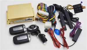 Best Key Remote Car Alarm With Push Button Start , Ignition Engine Start Stop Button Kit wholesale