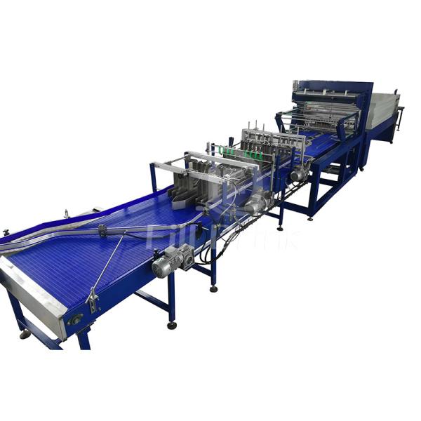 Cheap 20PPM Linear Shrink Wrap Packing Machine Water Bottle Wrapping Machine for sale