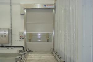 Galvanized Steel High Speed Roll Up Door Energy Saving Elegant Appearance