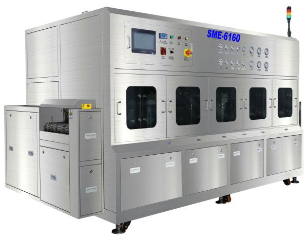 Cheap 4000mm Compact Flux Inline Cleaning Machine For Space Limit Smt Customers for sale