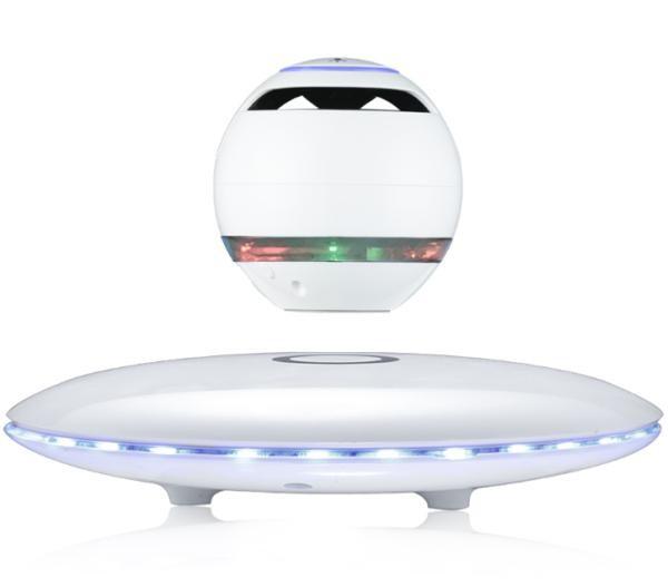 Cheap Smart Magnetic Levitating Bluetooth Speaker With Touch Buttons And LED Light for sale
