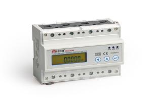 Ams AMI Electric Meter 3 Phase Kwh Meter Din Rail Current Transformer Connection