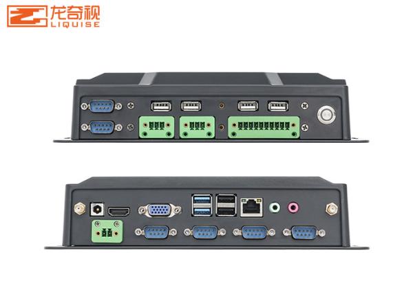 Cheap Dual Port ZC328 I7 Linux Embedded Fanless Industrial PC System for sale