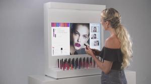 Digital Interactive Touchscreen Display Customized Advertisement Video For Shopping