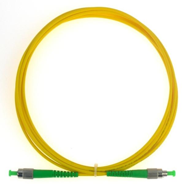 Cheap FC APC To FC APC Patch Cord Simpex Single Mode 3.0mm LSZH OM2 Patch Cable for sale
