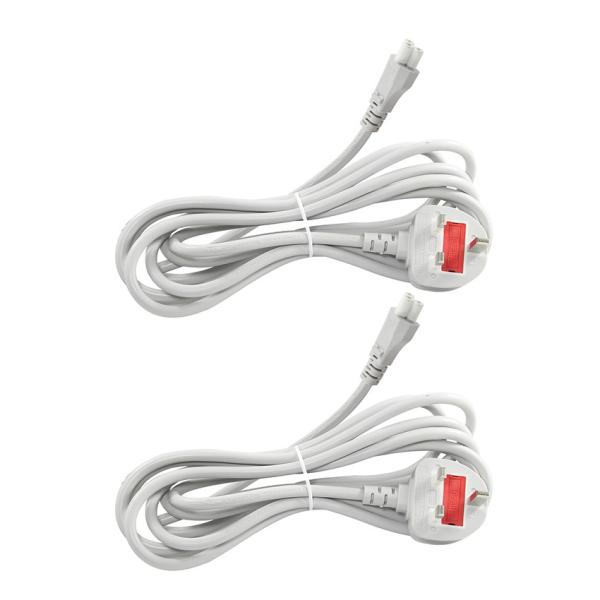 Cheap Durable UK 3-Pin C5 Power Cord for Computers with IEC C5 Female for sale