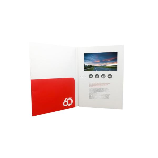 Cheap Custom LCD screen Invitation video player greeting card video folder for sale