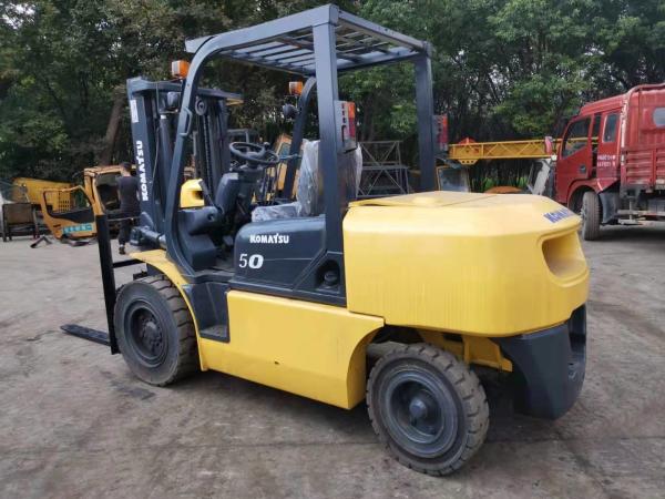 Cheap Komatsu FD50 5 Ton Side Shift Second Hand Forklift for sale