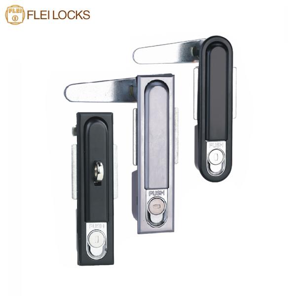 Cheap Push Button Swing Handle Lock Plastic Spraying Surface For Enclosure for sale