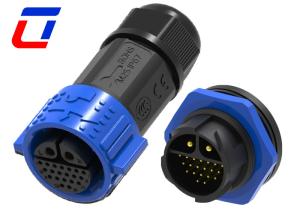 China 40A 2 Pin High Current Power Connector 20 Pin Waterproof Data Connector IP67 on sale