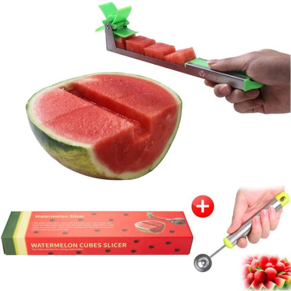 Cheap CU Approved Kitchen Gadget Tools , SS18/8 Watermelon Slicer Corer for sale