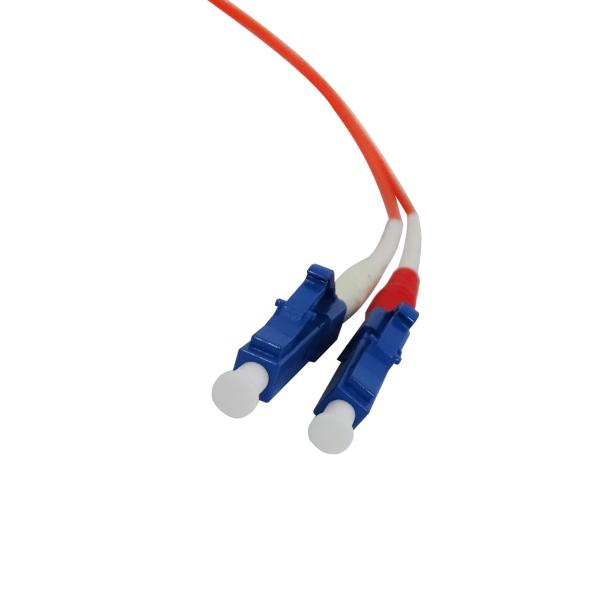LC UPC Fiber Optic Patch Cord Multi Mode Duplex OM1 OM2 5 Meter Length