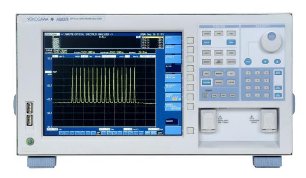Cheap Remote control Spectrum Analyzer Optical , Long Wavelength Yokogawa AQ6375 for sale