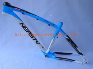 China Carbon Frame Carbon Bicycle Frame Carbon MTB Frame 26er 15/17 Blue & White MB-NT02 on sale