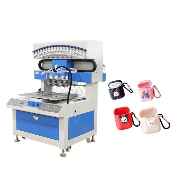 Cheap Customized Rubber Patch Making Machine with 24 Color Automatic Silicone PVC Dispenser for sale