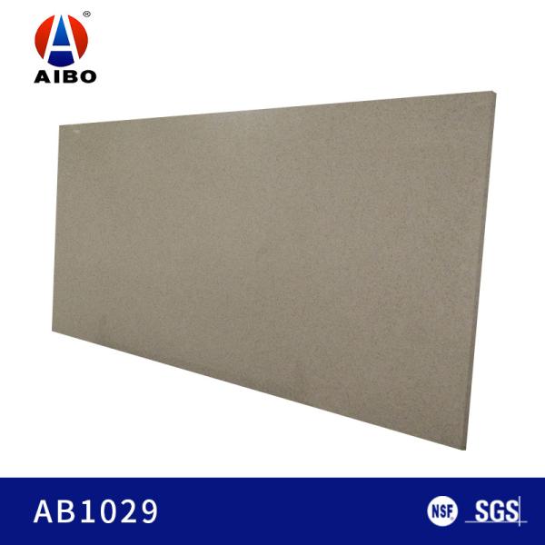 Cheap Antifouling Artificial Quartz Kitchen Countertop Slab Heat Insulation for sale
