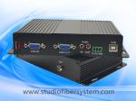 Uncompressed 1080P vga kvm to fiber extender with local vga loopout and external