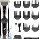 Best ABS Men Beard Trimmer Body Groomer Waterproof USB Rechargeable Hair Clippers wholesale