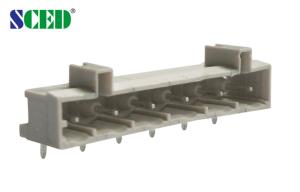 Best Solder Pin Header Plug in Terminal Block Pitch For Communication Grey Pluggabe Connector wholesale