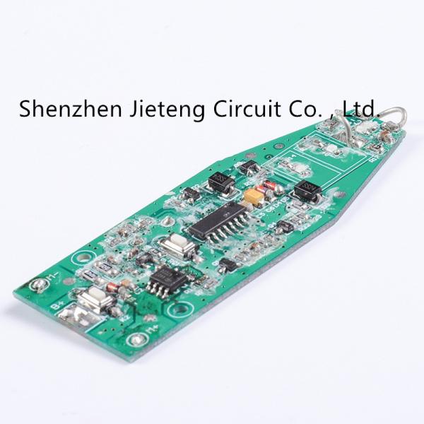 Cheap 4 Layer Flex Multilayer PCB Fabrication 1oz HASL Finish for sale