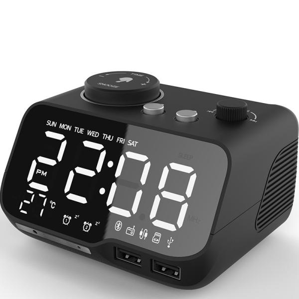 Cheap FM AM Portable Clock Radio With Sleep Timer Alarm Multifunctional for sale