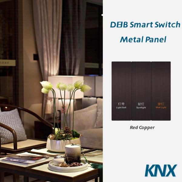 Cheap Automation Smart Home KNX System Big Push Button Wall Switch For Home /  Hotel for sale
