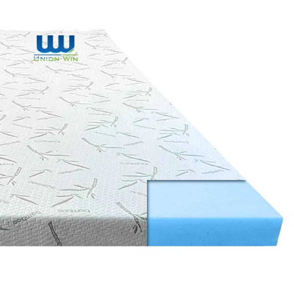 Cheap foldable high density foam mattress With Waterproof Bamboo Protector for sale