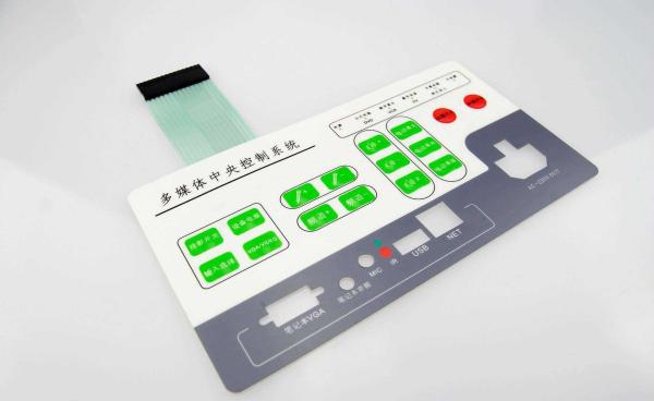 Cheap Custom Gloss Membrane Control Panel For TV Controller for sale