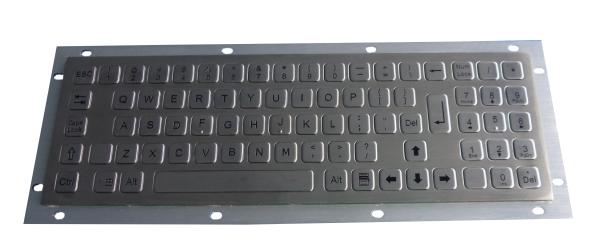 Cheap 79 keys Short Stroke IP65 stainless steel water resistant keyboard with numeric keypad for sale