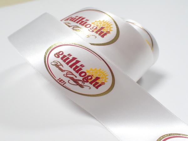 Cheap Garment Webbing Polyester Fabric Tape With Silk Screen Printed Logo for sale