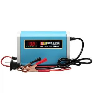 China Lithium Iron 12V 10A Lead Acid Battery Chargers With LCD Display EU US UK AU on sale