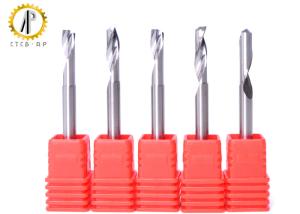 China Small Tungsten Carbide Cutting Tools Single Flute Spiral End Mill For Wood Router Machine on sale