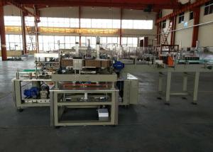 Drop Type Bottle Automatic Case Packer Machine , Case Packaging Systems Shrink Wrap 