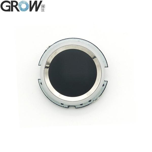 Cheap GROW R502-A RGB LED Control Small Thin Circular DC3.3V SH1.0-6pin Capacitive Fingerprint Module Sensor Scanner for sale