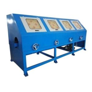 Safe Operating Automatic Buffing Machine , Sheet Polishing Machine PLC Control