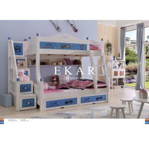 Best Double-deck bed with guardrail Children Bed wholesale