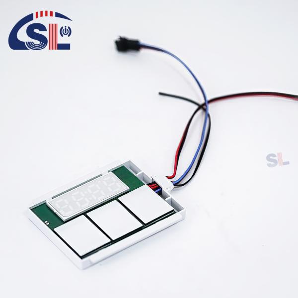 Cheap Customized DC12V SL Split Tripple Button Tripple Color Touch Sensor Switch Radar Time Temperature Display Screen with bracket Smart Mirrors for sale