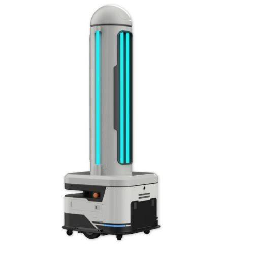 Cheap Portable Voice Intercom 1,000 M2 UV Light Disinfection Robot for sale