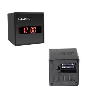 China FCC Approval Wifi Alarm Clock With HD 1080P Night Vision Camera , Digital Clock With Camera on sale