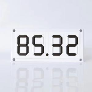 Aluminum Alloy Frame Seven Segment Display Manual Turnover Price Display Board