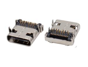 Best 1x1 Port USB 3.1 Connector DIP + SMT Shielded Type C Female R / A wholesale