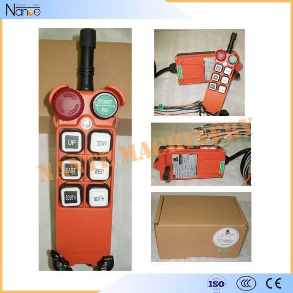 Cheap Waterproof Wireless Hoist Remote Control Power Switch 6 Step Push buttons for sale