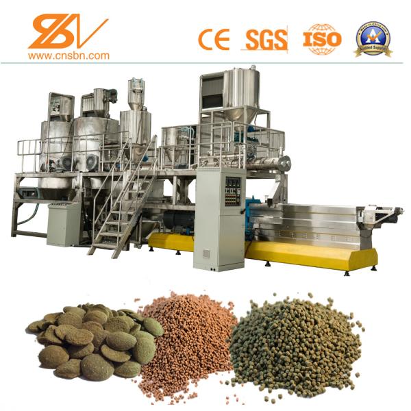 Cheap Automatic Fish Feed Processing Machinery With SGS Certification for sale