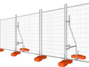 China Used construction fencing for sale Net Iron Fence Panels galvanized on sale