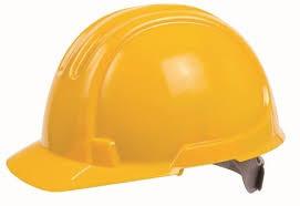 Cheap High Performance Construction Safety Helmets , Yellow Construction Helmet for sale