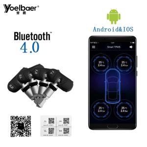 Android IOS Tyre Pressure Monitoring System Smart Bluetooth TPMS 4.0 APP Display BLE TPMS