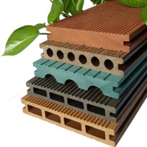 Best 3D Model WPC Hollow Decking Strong Temperature Adaptability Eco Wood Composite Decking wholesale