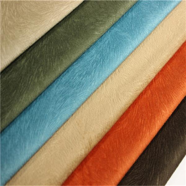 Cheap Popular Brushed Sofa Cloth Fabric Classic Polyester Fleece Fabric for sale